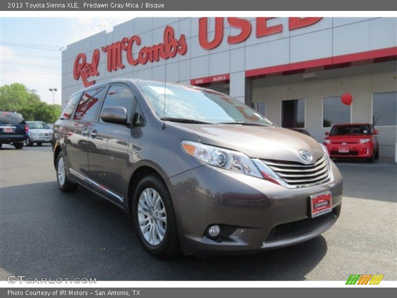 Predawn Gray Mica / Bisque 2013 Toyota Sienna XLE