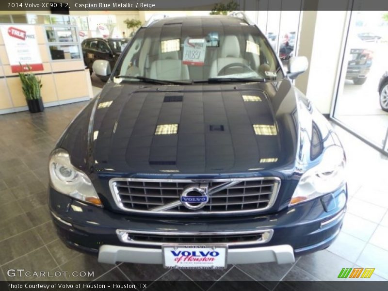 Caspian Blue Metallic / Beige 2014 Volvo XC90 3.2