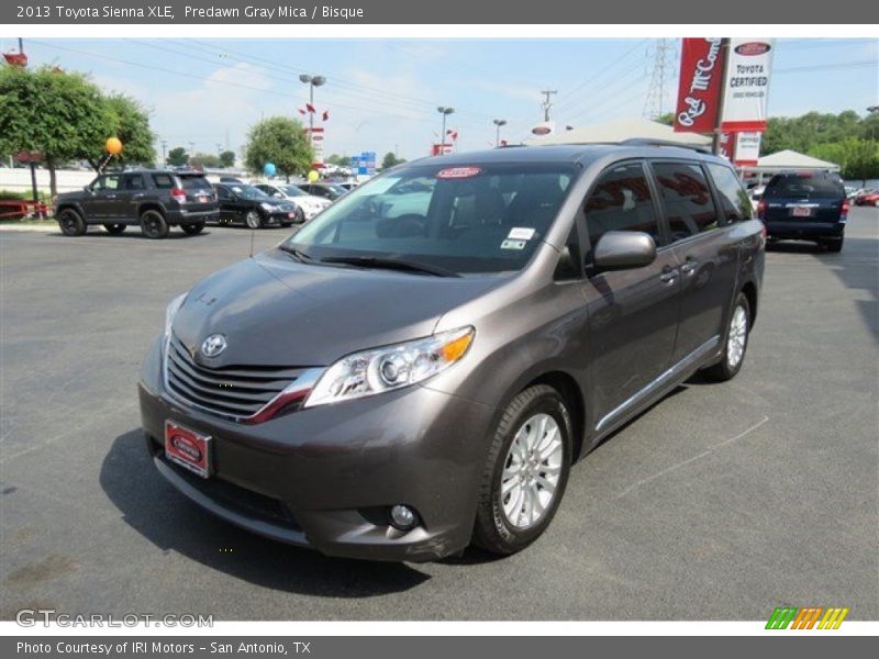 Predawn Gray Mica / Bisque 2013 Toyota Sienna XLE