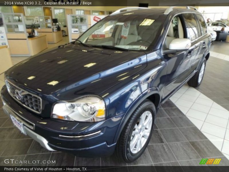 Caspian Blue Metallic / Beige 2014 Volvo XC90 3.2