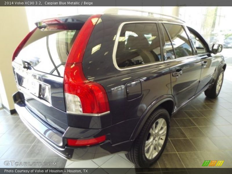 Caspian Blue Metallic / Beige 2014 Volvo XC90 3.2