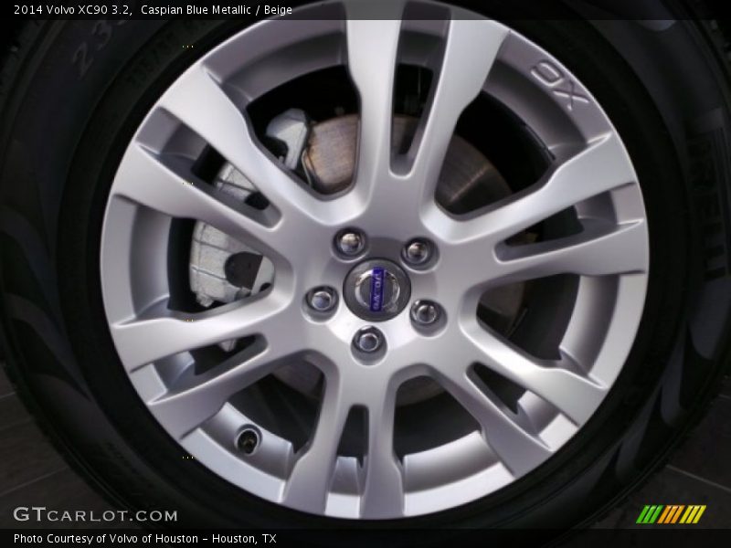 Caspian Blue Metallic / Beige 2014 Volvo XC90 3.2