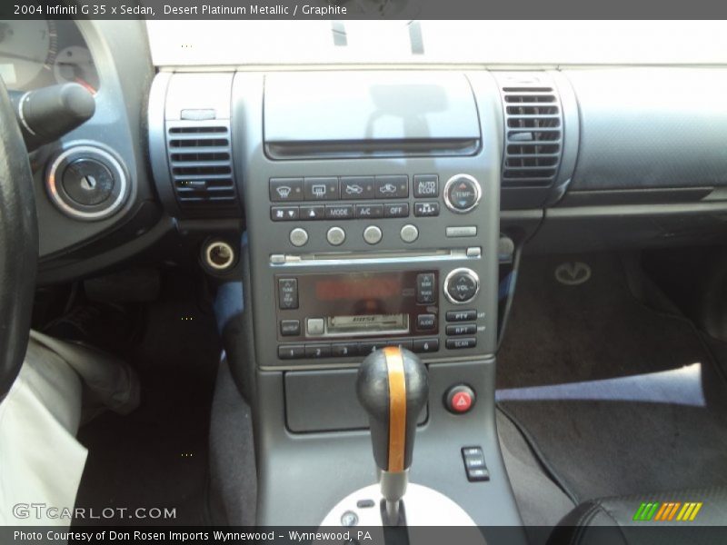 Desert Platinum Metallic / Graphite 2004 Infiniti G 35 x Sedan