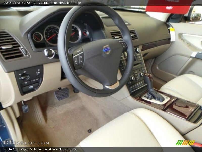 Caspian Blue Metallic / Beige 2014 Volvo XC90 3.2