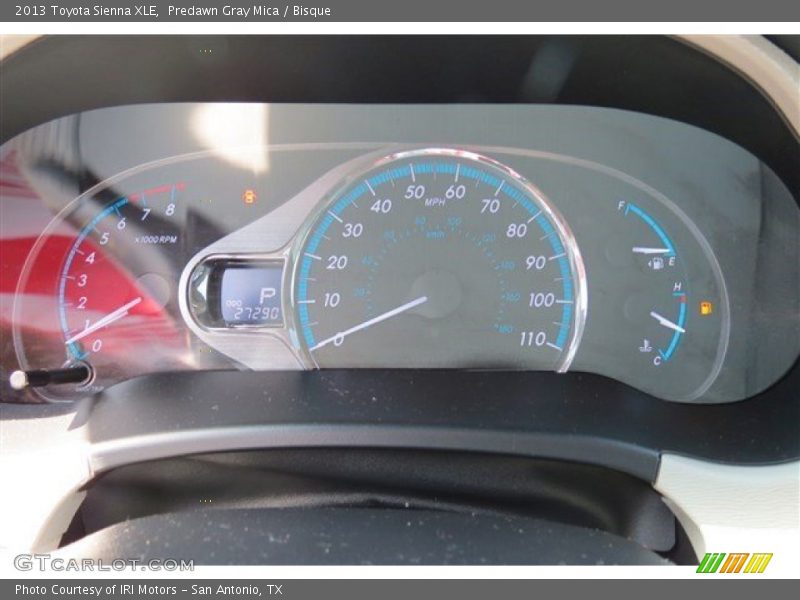 Predawn Gray Mica / Bisque 2013 Toyota Sienna XLE
