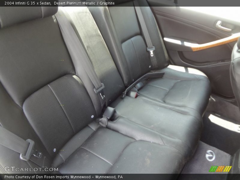 Desert Platinum Metallic / Graphite 2004 Infiniti G 35 x Sedan