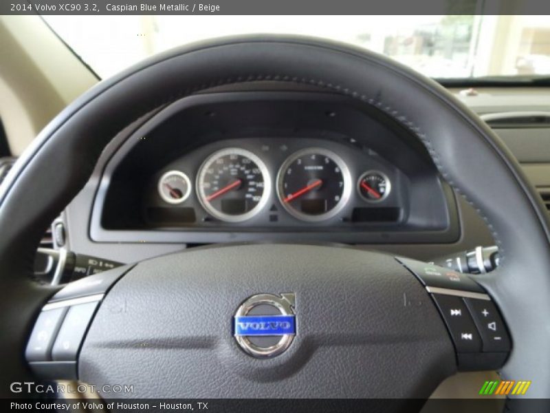 Caspian Blue Metallic / Beige 2014 Volvo XC90 3.2