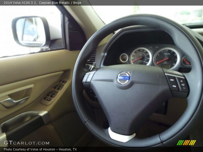 Caspian Blue Metallic / Beige 2014 Volvo XC90 3.2