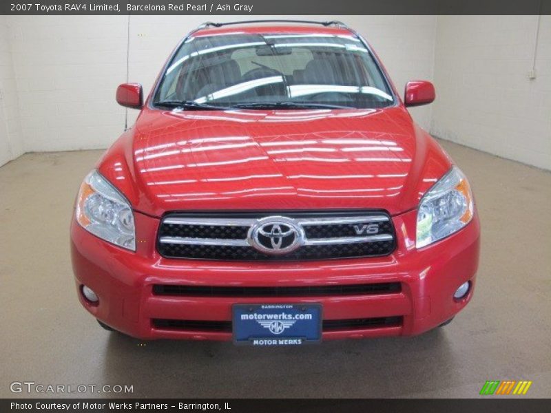 Barcelona Red Pearl / Ash Gray 2007 Toyota RAV4 Limited