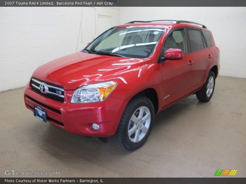 Barcelona Red Pearl / Ash Gray 2007 Toyota RAV4 Limited