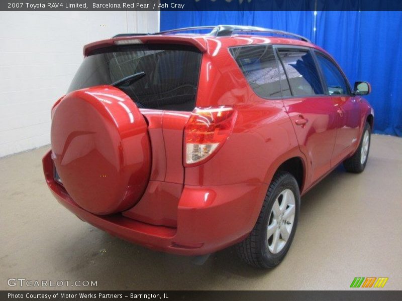 Barcelona Red Pearl / Ash Gray 2007 Toyota RAV4 Limited