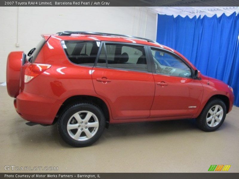 Barcelona Red Pearl / Ash Gray 2007 Toyota RAV4 Limited
