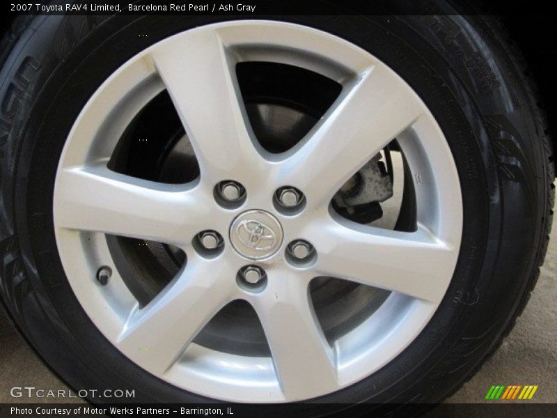 Barcelona Red Pearl / Ash Gray 2007 Toyota RAV4 Limited