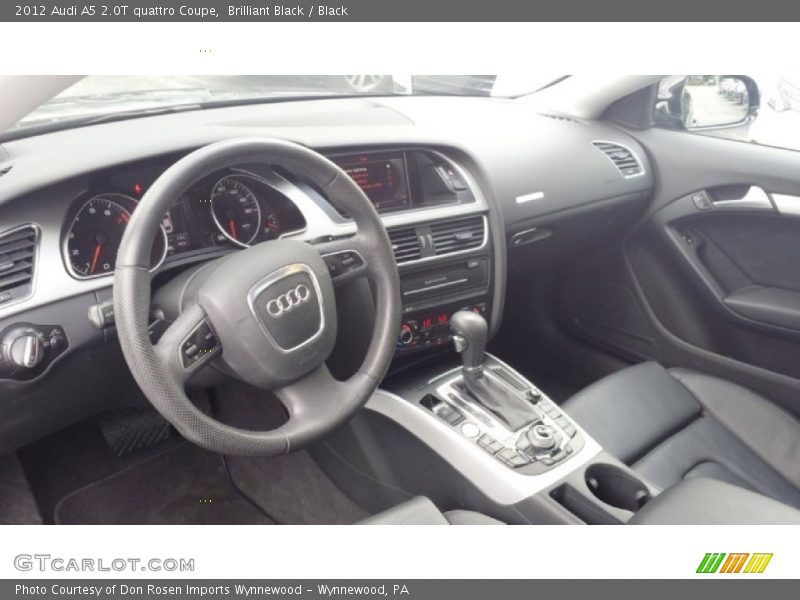 Brilliant Black / Black 2012 Audi A5 2.0T quattro Coupe