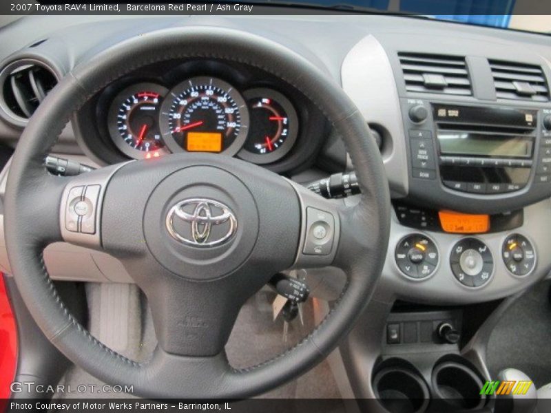Barcelona Red Pearl / Ash Gray 2007 Toyota RAV4 Limited