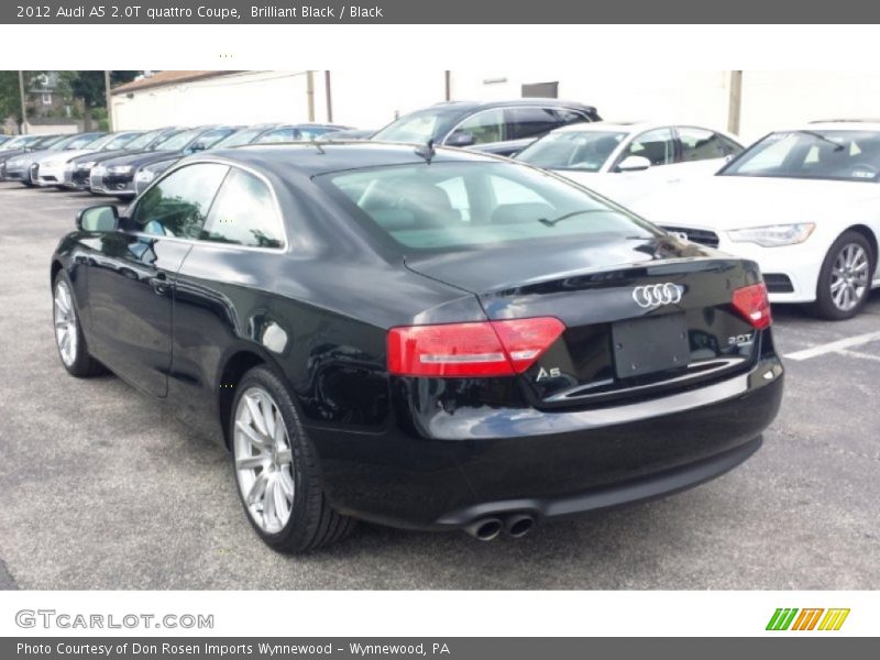 Brilliant Black / Black 2012 Audi A5 2.0T quattro Coupe