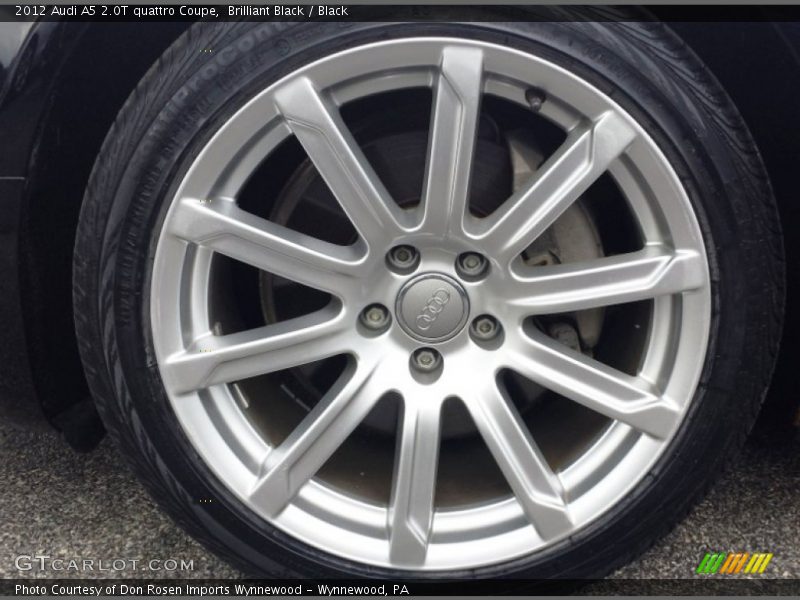 Brilliant Black / Black 2012 Audi A5 2.0T quattro Coupe