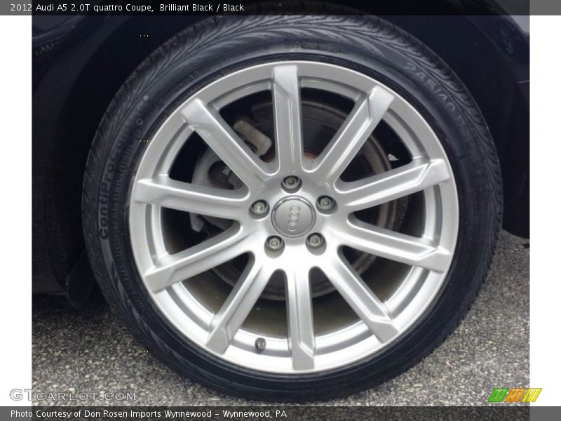 Brilliant Black / Black 2012 Audi A5 2.0T quattro Coupe