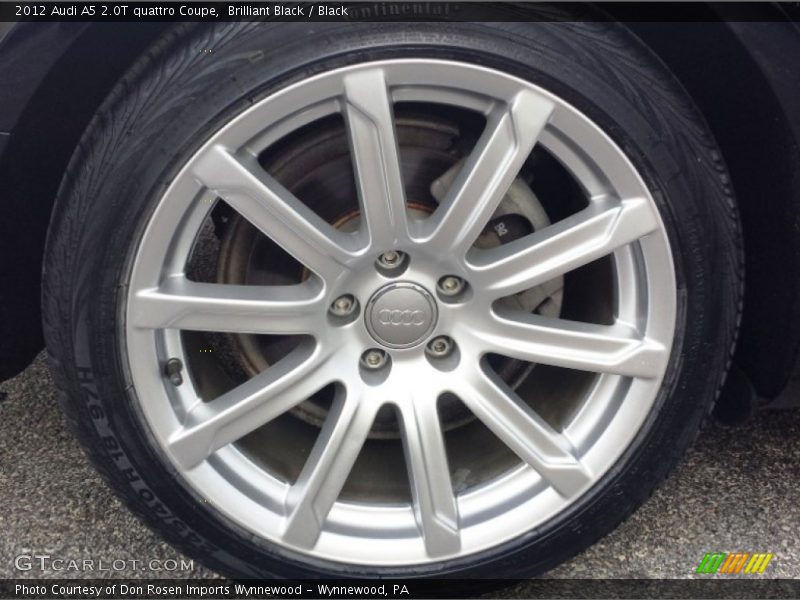 Brilliant Black / Black 2012 Audi A5 2.0T quattro Coupe