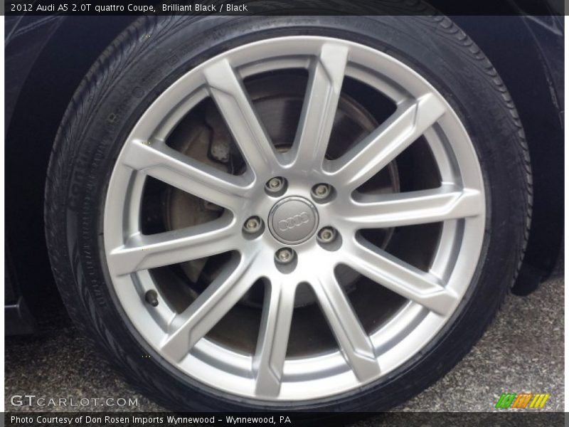 Brilliant Black / Black 2012 Audi A5 2.0T quattro Coupe
