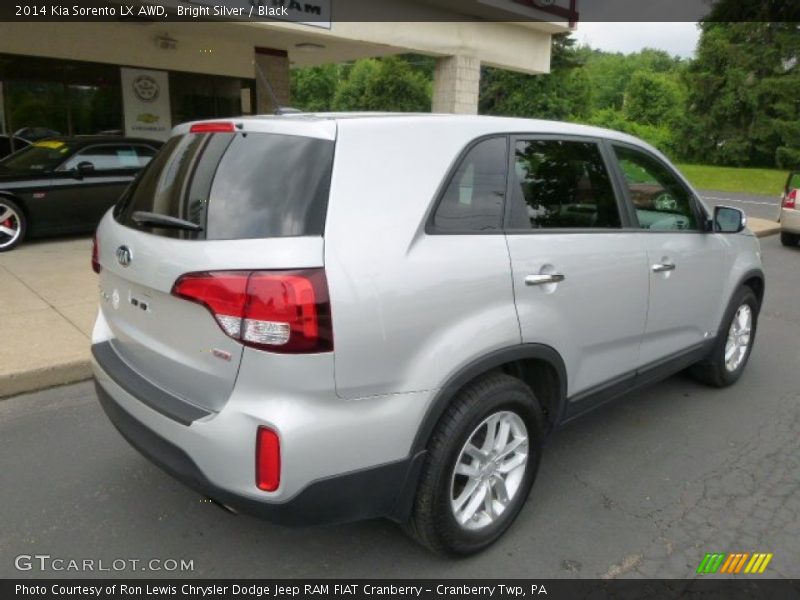 Bright Silver / Black 2014 Kia Sorento LX AWD