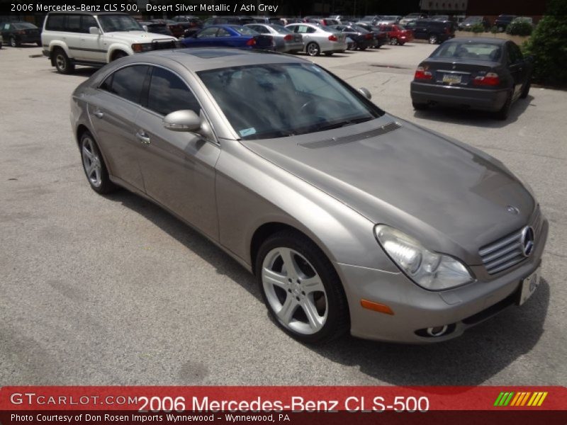 Desert Silver Metallic / Ash Grey 2006 Mercedes-Benz CLS 500