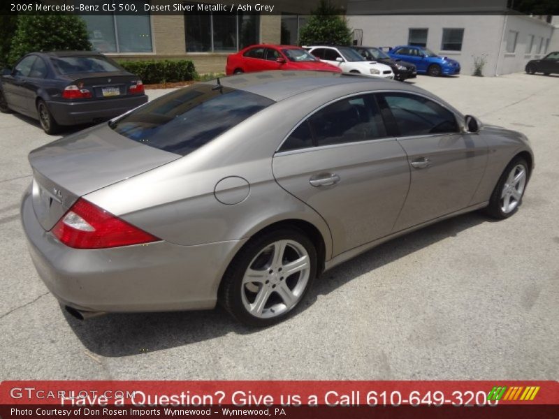 Desert Silver Metallic / Ash Grey 2006 Mercedes-Benz CLS 500