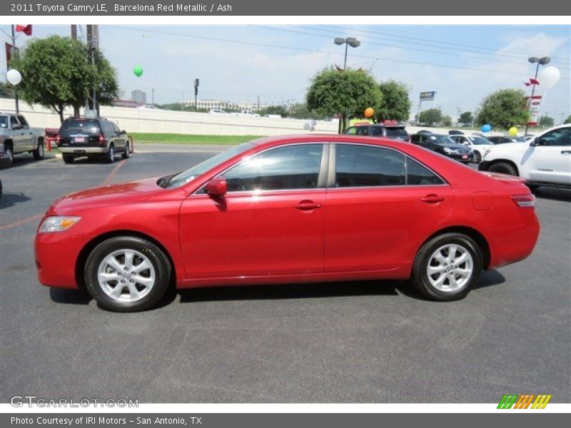 Barcelona Red Metallic / Ash 2011 Toyota Camry LE