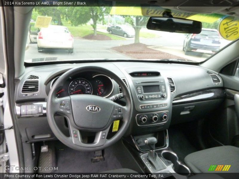 Bright Silver / Black 2014 Kia Sorento LX AWD