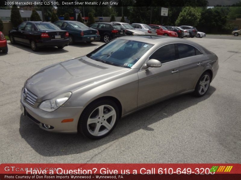 Desert Silver Metallic / Ash Grey 2006 Mercedes-Benz CLS 500