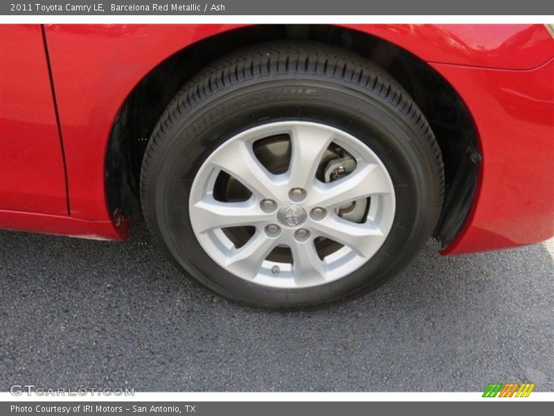 Barcelona Red Metallic / Ash 2011 Toyota Camry LE