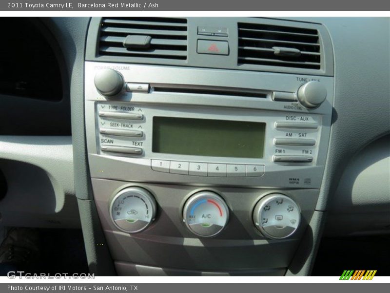 Barcelona Red Metallic / Ash 2011 Toyota Camry LE