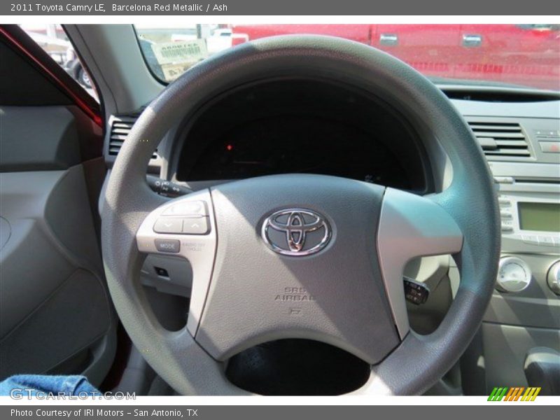 Barcelona Red Metallic / Ash 2011 Toyota Camry LE