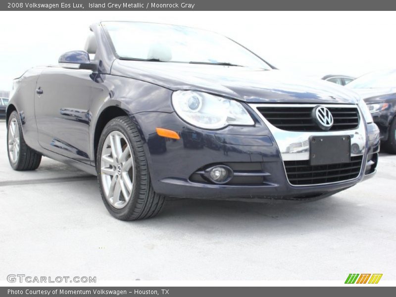 Island Grey Metallic / Moonrock Gray 2008 Volkswagen Eos Lux
