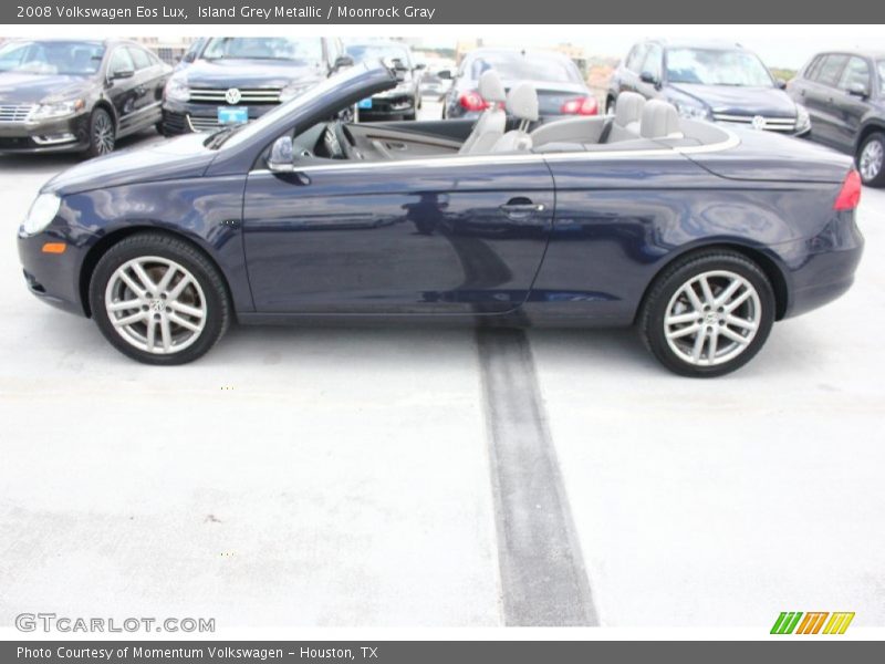 Island Grey Metallic / Moonrock Gray 2008 Volkswagen Eos Lux