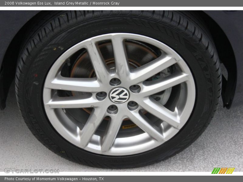 Island Grey Metallic / Moonrock Gray 2008 Volkswagen Eos Lux