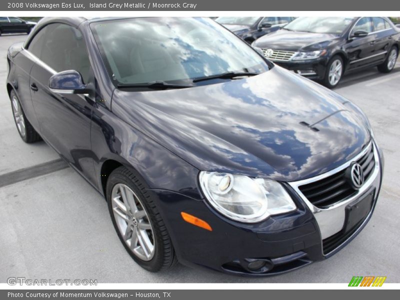 Island Grey Metallic / Moonrock Gray 2008 Volkswagen Eos Lux
