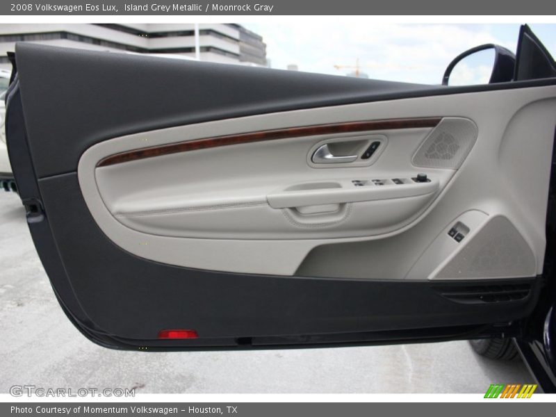Island Grey Metallic / Moonrock Gray 2008 Volkswagen Eos Lux