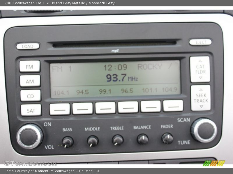 Island Grey Metallic / Moonrock Gray 2008 Volkswagen Eos Lux