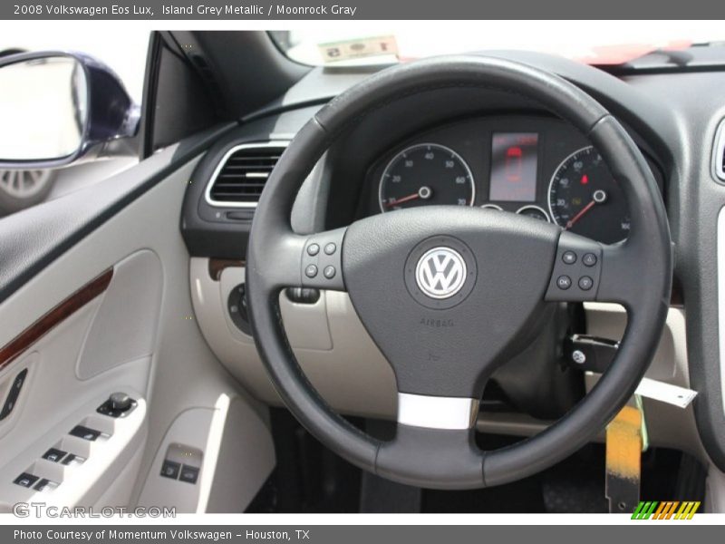 Island Grey Metallic / Moonrock Gray 2008 Volkswagen Eos Lux