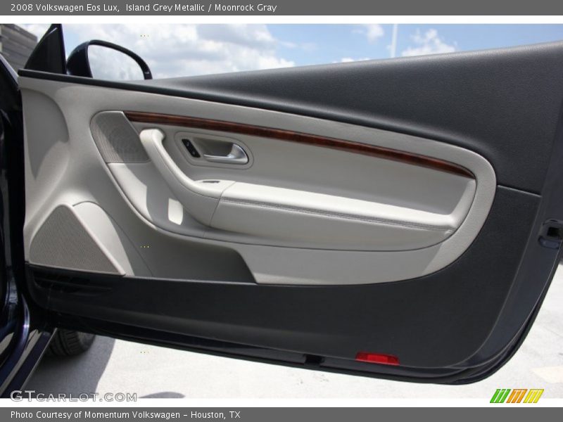 Island Grey Metallic / Moonrock Gray 2008 Volkswagen Eos Lux