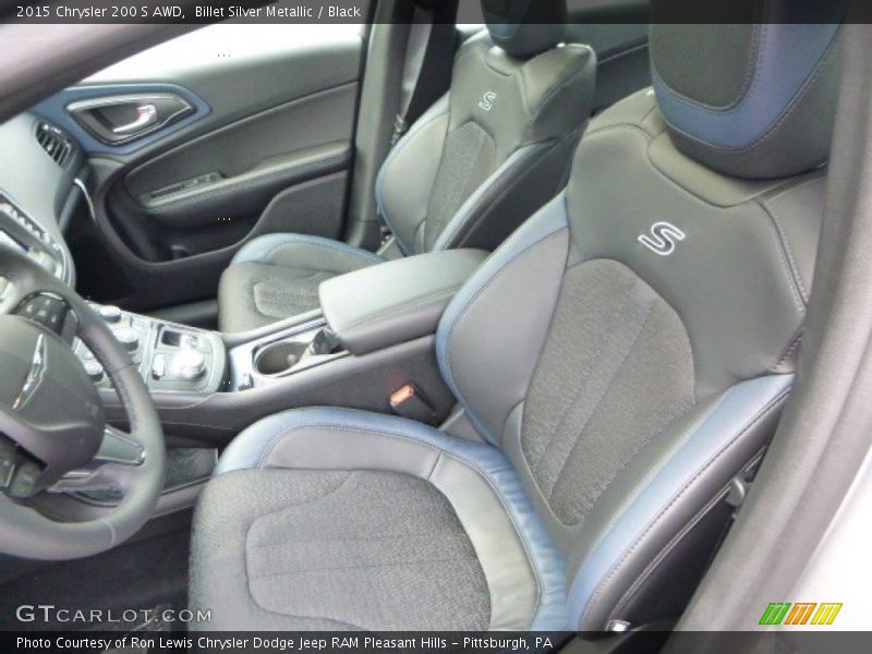 Front Seat of 2015 200 S AWD