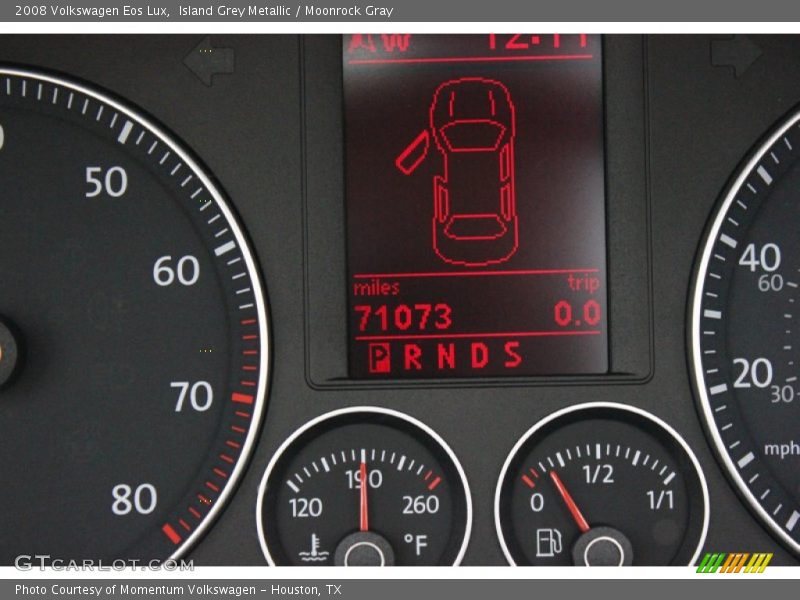 Island Grey Metallic / Moonrock Gray 2008 Volkswagen Eos Lux