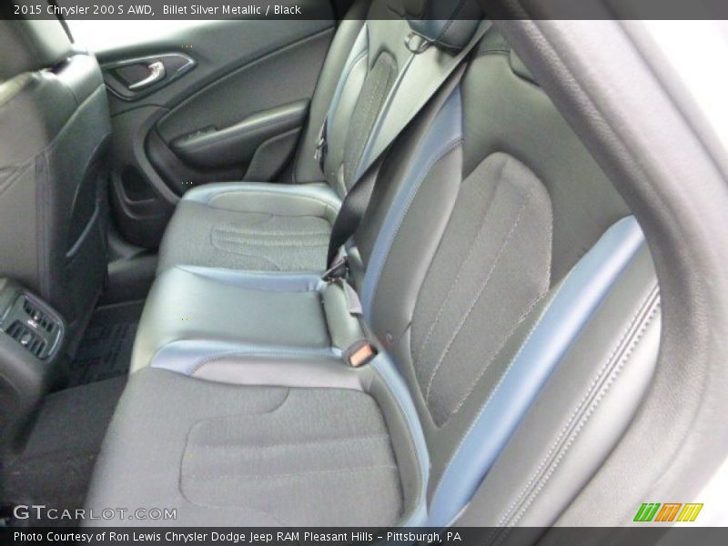 Billet Silver Metallic / Black 2015 Chrysler 200 S AWD
