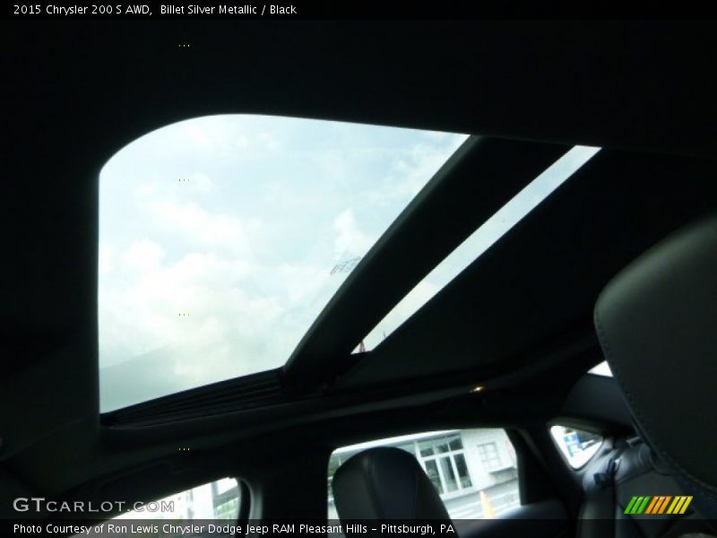 Billet Silver Metallic / Black 2015 Chrysler 200 S AWD