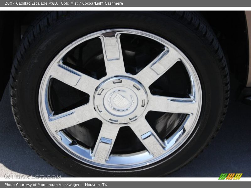 Gold Mist / Cocoa/Light Cashmere 2007 Cadillac Escalade AWD