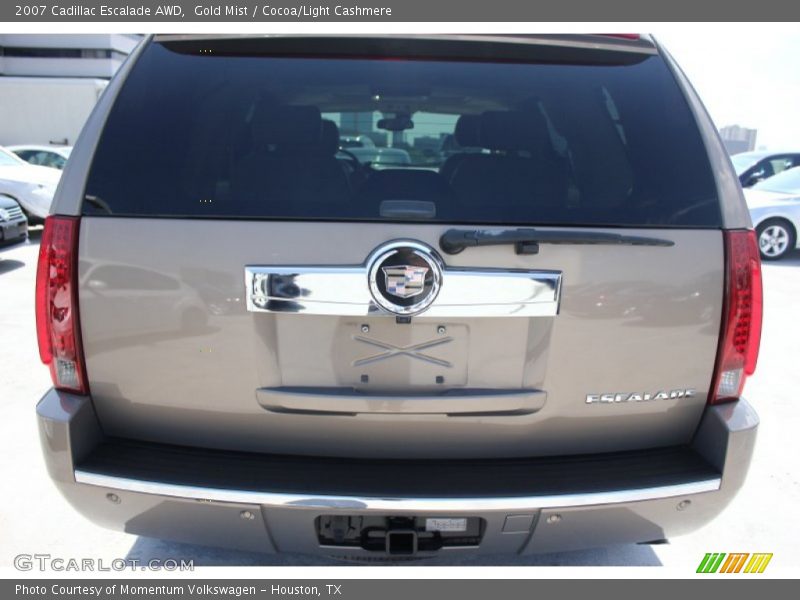 Gold Mist / Cocoa/Light Cashmere 2007 Cadillac Escalade AWD