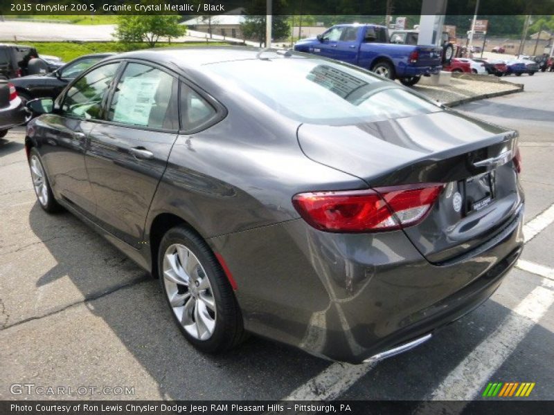 Granite Crystal Metallic / Black 2015 Chrysler 200 S
