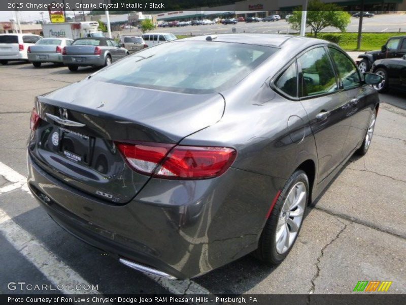 Granite Crystal Metallic / Black 2015 Chrysler 200 S