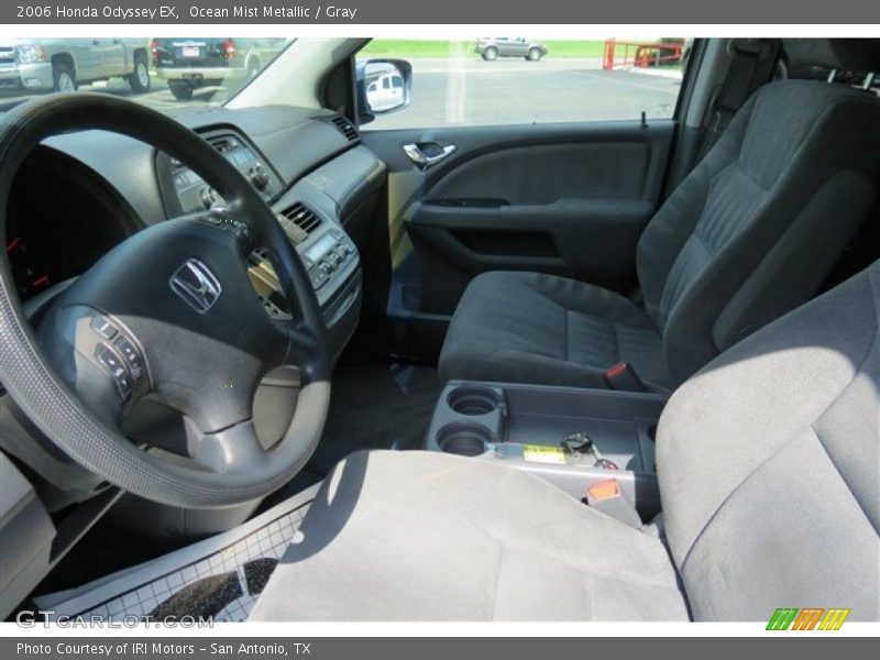 Ocean Mist Metallic / Gray 2006 Honda Odyssey EX